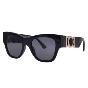 VERSACE • Medusa Logo Black Sunglass Includes Case Made In Italy